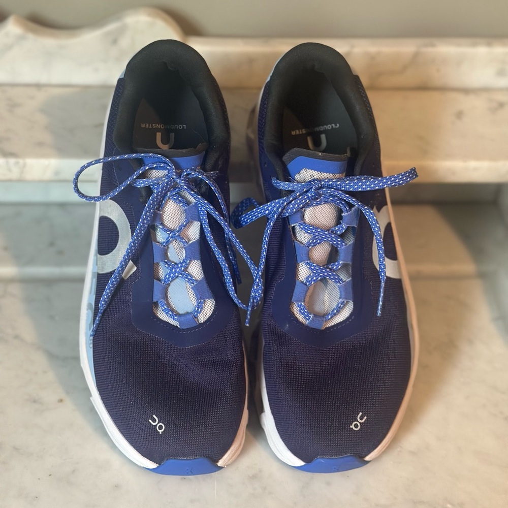 On Running Navy Blue monster Sneakers